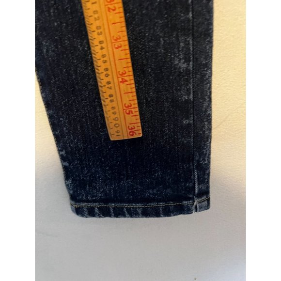 Southpole Blue Moto Skinny Jeans Men 30 x 32 Ribbed Distressed Straight Leg - Picture 6 of 11